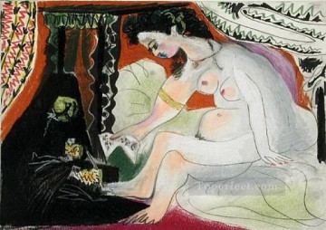 Pablo Picasso Painting - Bethsab nude 1966 cubist Pablo Picasso